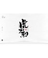 25P Chinese traditional calligraphy brush calligraphy font style appreciation #.647