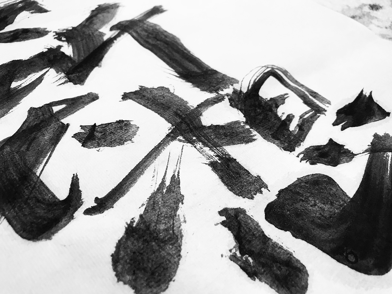 54P Chinese traditional calligraphy brush calligraphy font style appreciation #.665