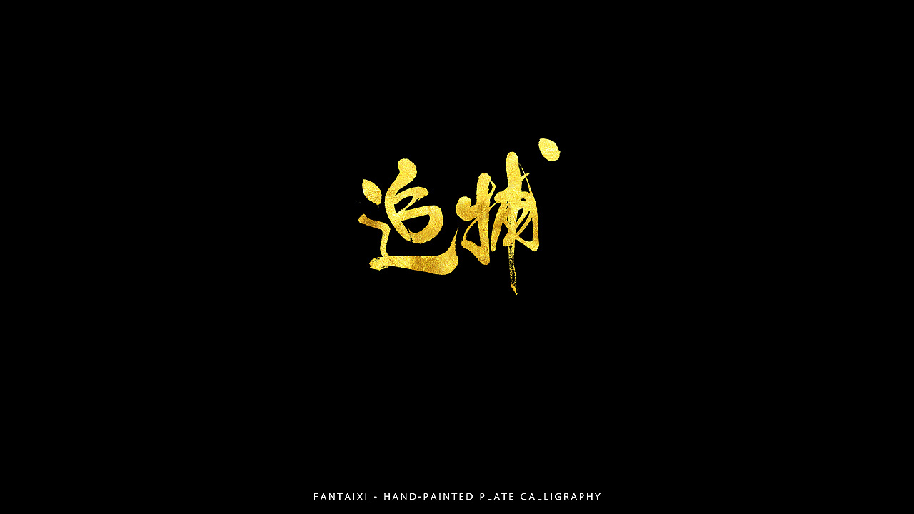 6P Chinese traditional calligraphy brush calligraphy font style appreciation #.735