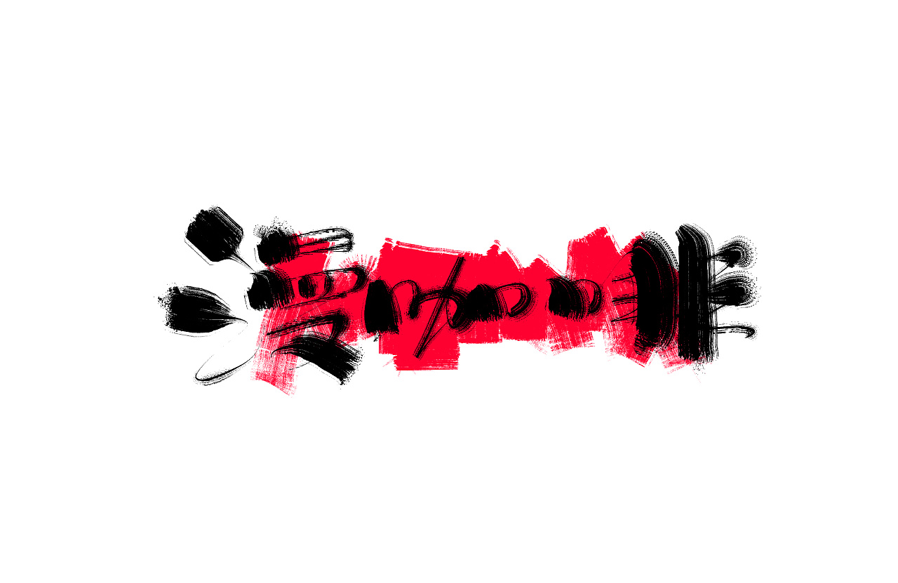 11P Chinese traditional calligraphy brush calligraphy font style appreciation #.855