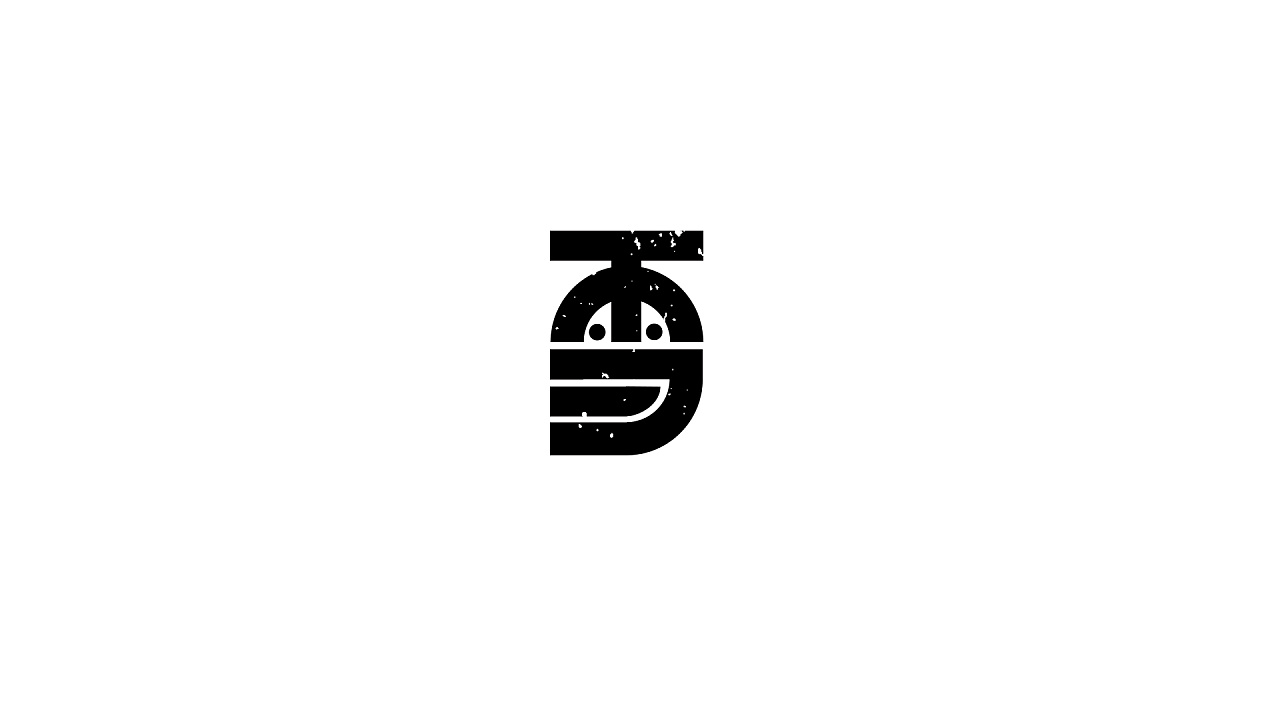 5P Creative Chinese font logo design scheme #.1003