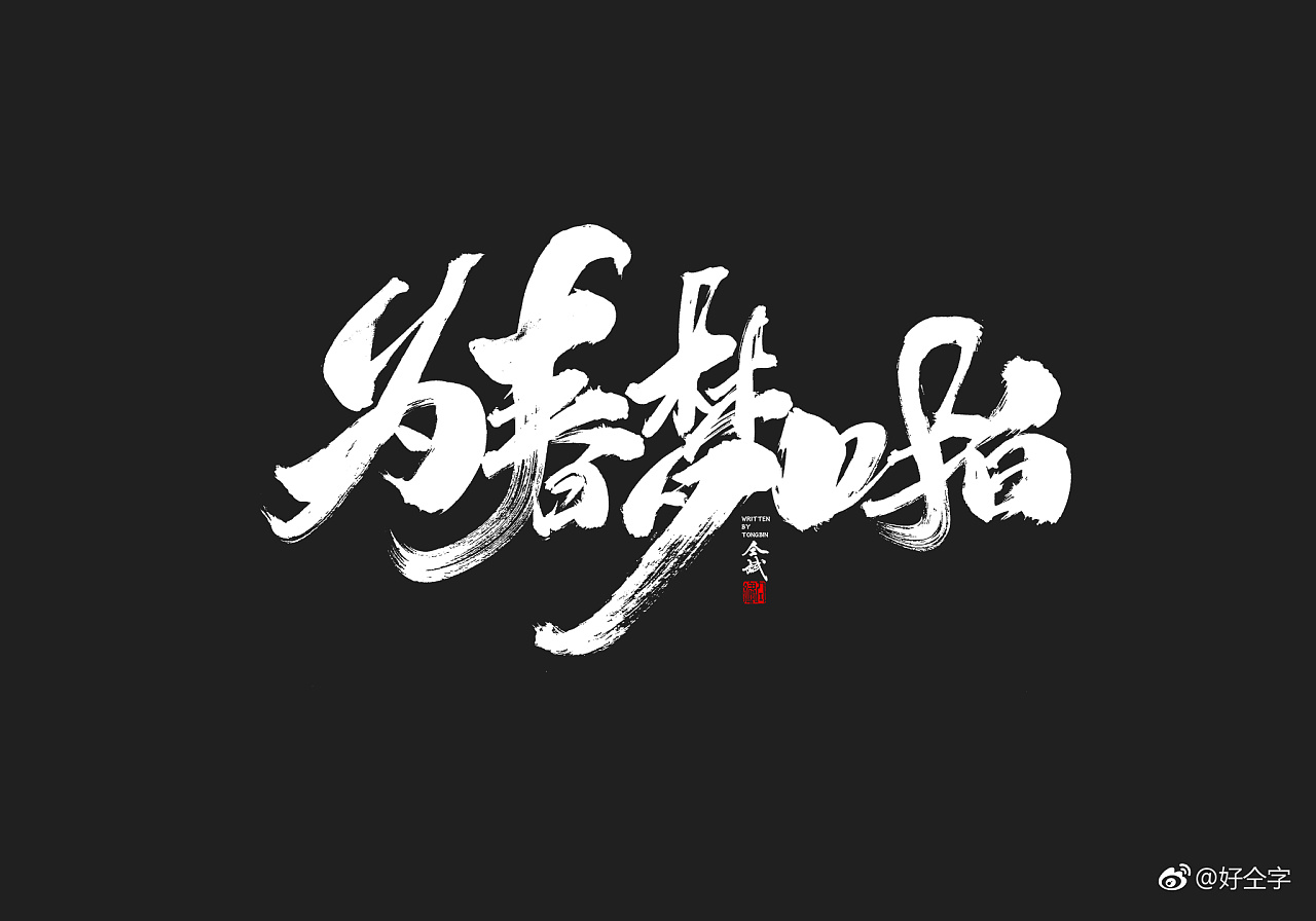 29P Chinese traditional calligraphy brush calligraphy font style appreciation #.977