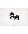 24P Chinese traditional calligraphy brush calligraphy font style appreciation #.1000