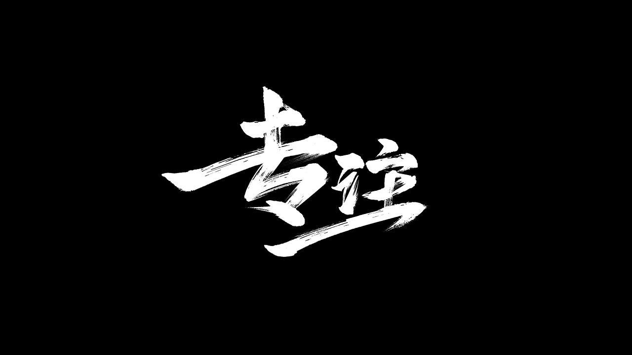11P Chinese traditional calligraphy brush calligraphy font style appreciation #.1172