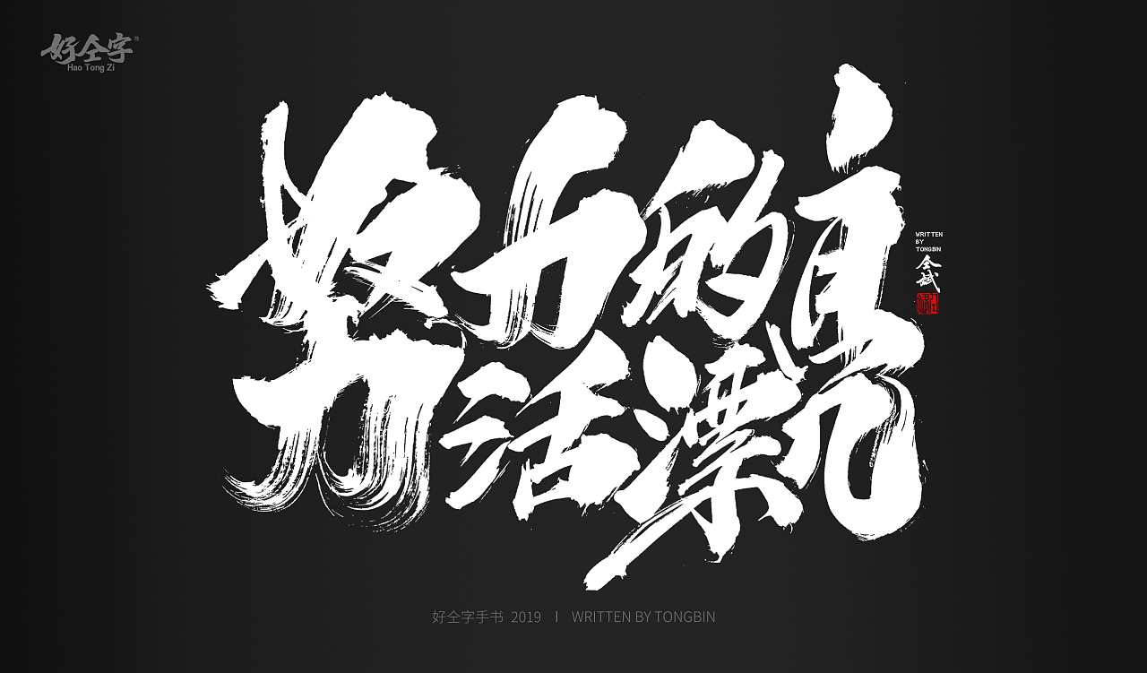 12P Chinese traditional calligraphy brush calligraphy font style appreciation #.1181