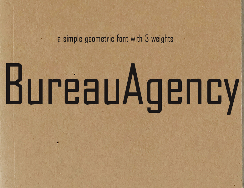 BureauAgency Font Download