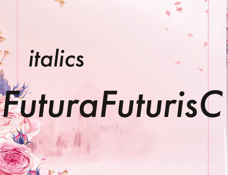 FuturaFuturisC-Italic Font Download