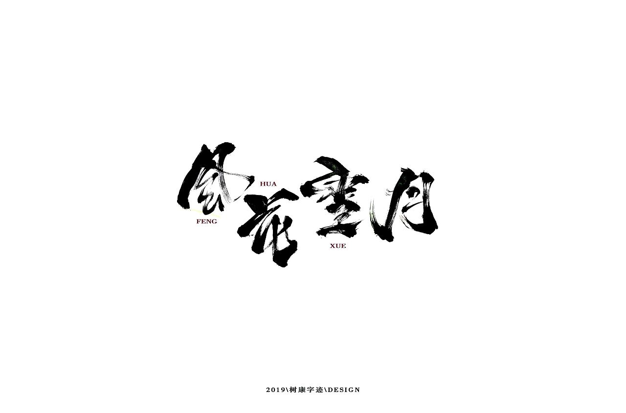 16P Chinese traditional calligraphy brush calligraphy font style appreciation #.1508