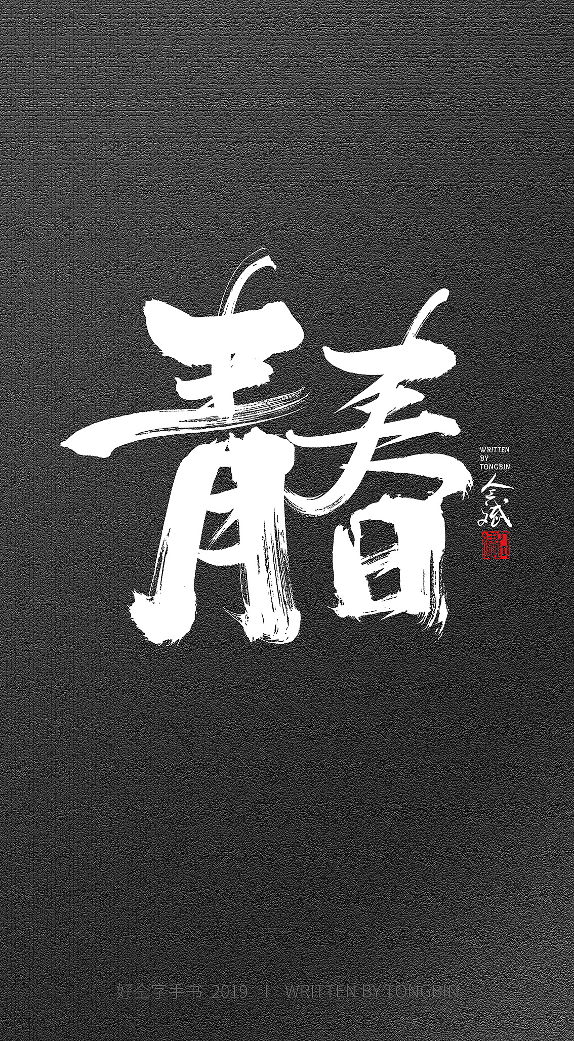 9P Chinese traditional calligraphy brush calligraphy font style appreciation #.1668