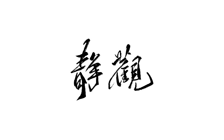 12P Chinese traditional calligraphy brush calligraphy font style appreciation #.1680