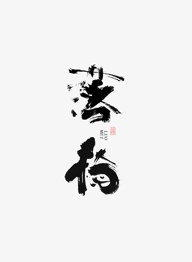 12P Chinese traditional calligraphy brush calligraphy font style appreciation #.1829