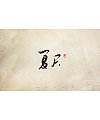 27P Chinese traditional calligraphy brush calligraphy font style appreciation #.1864
