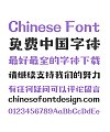 Zao Zi Gong Fang (Make Font) Wind Chinese Font -Simplified Chinese Fonts