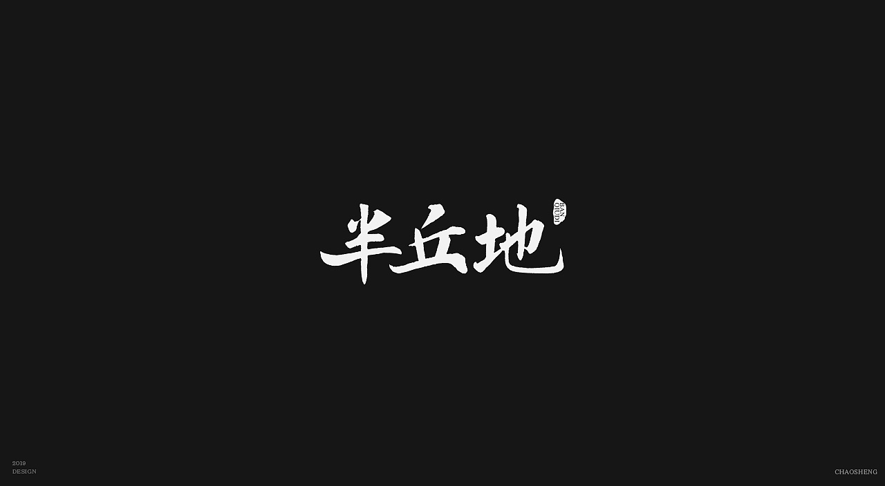 19P Creative Chinese font logo design scheme #.1824
