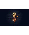31P Chinese traditional calligraphy brush calligraphy font style appreciation #.2029