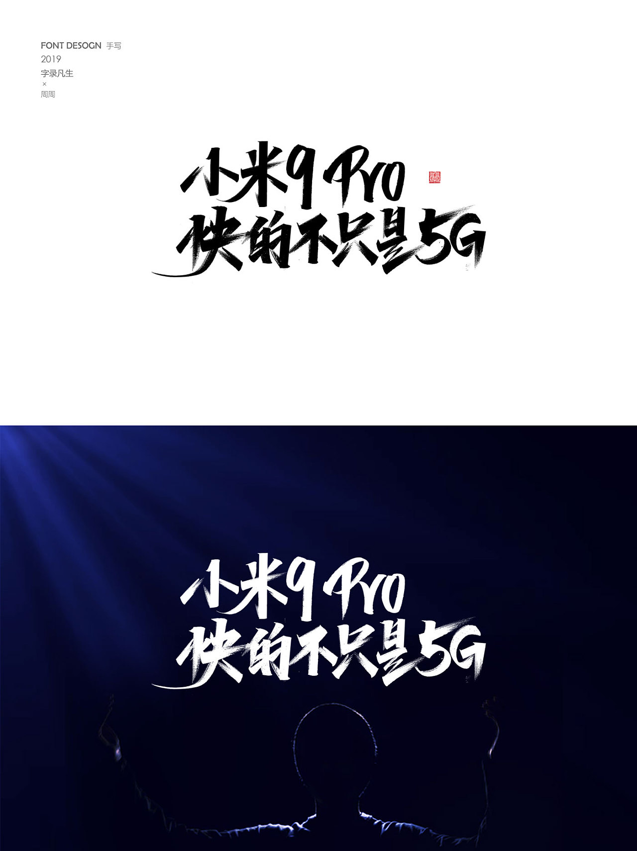 19P Chinese traditional calligraphy brush calligraphy font style appreciation #.2116