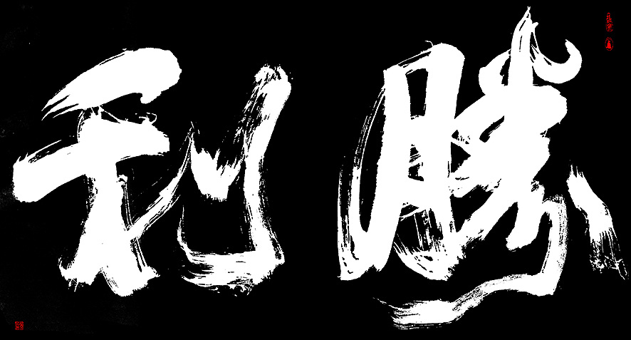 5P Chinese traditional calligraphy brush calligraphy font style appreciation #.2247