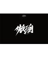 16P Chinese traditional calligraphy brush calligraphy font style appreciation #.2317