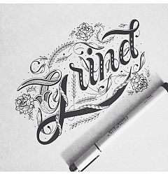 Permalink to Beautiful hand-painted English font design appreciation 3