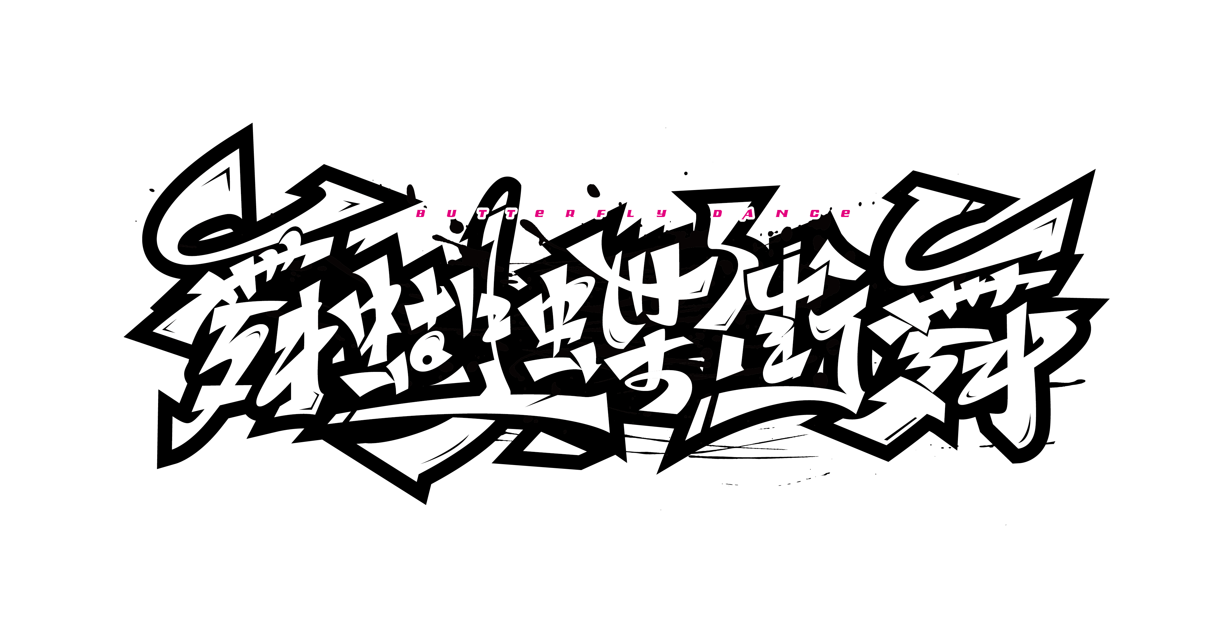A collection of graffiti fonts on the wall beside the street – Free
