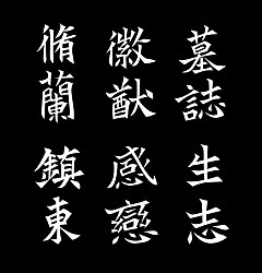 Permalink to Interesting Chinese Creative Font Design-The Epitaph of Si Mashao in Northern Wei Dynasty