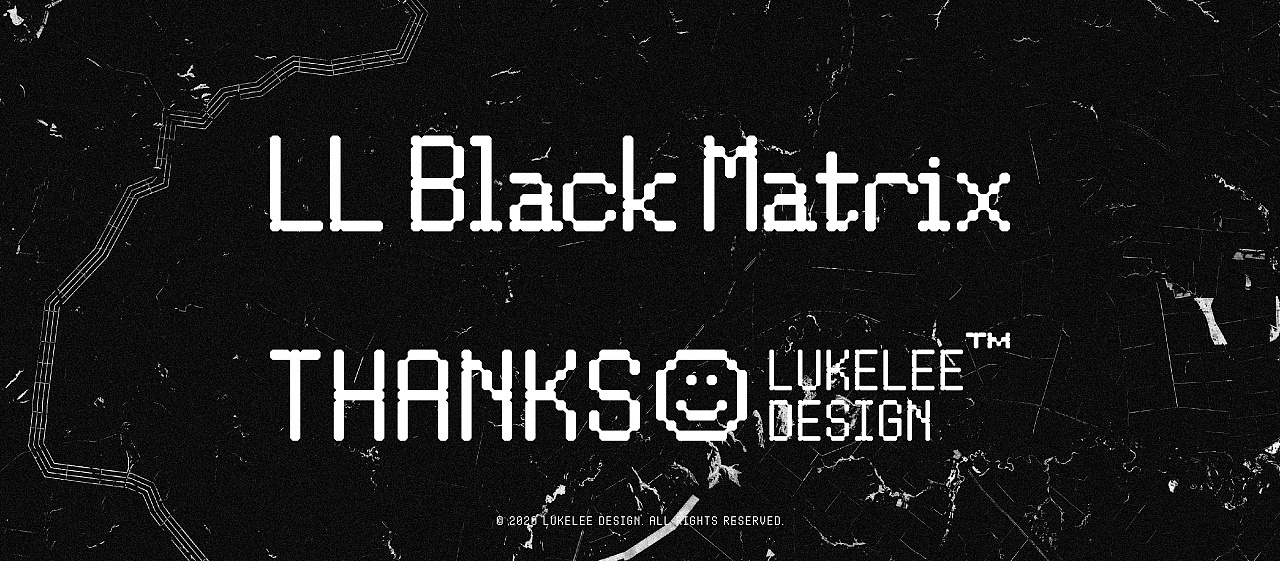 LL Black Matrix is visually unified by the connection of the dots