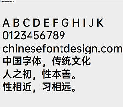 “OPPO Sans Chinese Font” Free Commercial Font Download – OPPO Custom Font